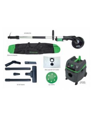 KIT GREEN-AIR LIJADORA GR-DWS225L + ASPIRADOR GR-1425EC